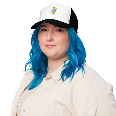Happy Vibes Cap - Your Instant Mood Booster! | Foam trucker hat